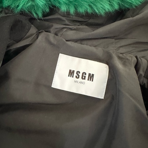 MSGM faux fur coat with hood - Picture 2 of 3